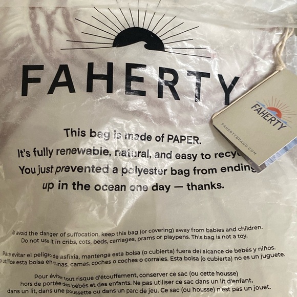 Faherty Embroidered Longsleeve Top XS NWT - Picture 9 of 9